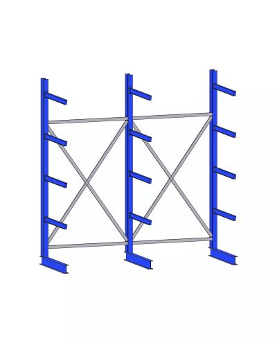 External shelf K40, 3-column, IPE80x1000mm, 3080mm External shelf K40, 3-column, IPE80x1000mm, 3080mm