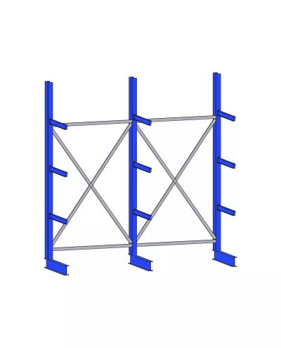 External shelf K60, 3-column, IPE100x800mm External shelf K60, 3-column, IPE100x800mm