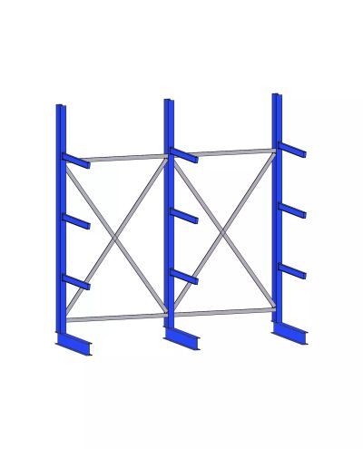 External shelf K60, 3-post, IPE100x1000mm External shelf K60, 3-post, IPE100x1000mm