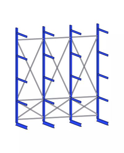 External shelf K60, 4-post, IPE120x1500mm External shelf K60, 4-post, IPE120x1500mm