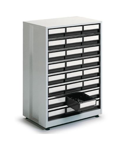 Large shelf box 605 x 410 x 870 mm grey
