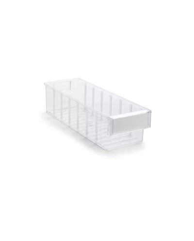 Shelf box 400x132x100mm, clear glass Shelf box 400x132x100mm, clear glass