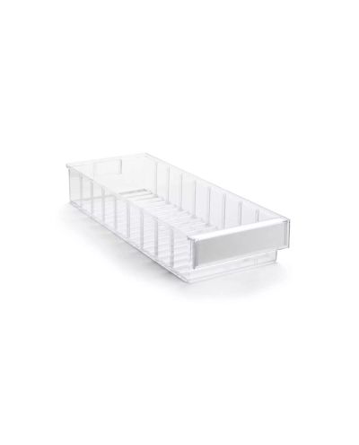 Shelf box 500x186x82mm, clear glass Shelf box 500x186x82mm, clear glass
