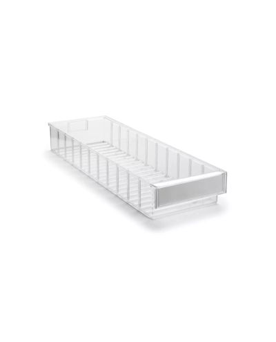Shelf box 600x186x82mm, clear glass Shelf box 600x186x82mm, clear glass