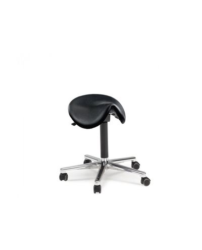 Saddle chair StepSit, leather