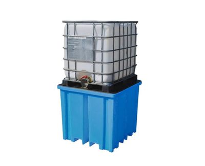 Drainage basin for one IBC container 1150 l