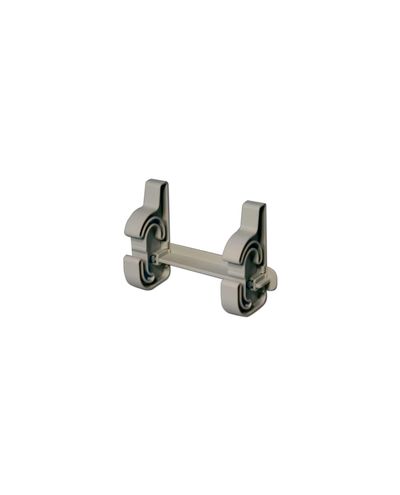 Plastic waste bin lid hinge