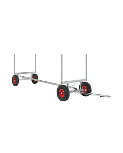 Long goods trolley, galvanized Zn Long goods trolley, galvanized Zn