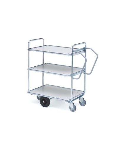 Collecting trolley 3 level 850 x 520 mm, external dimensions 1130 x 520 x 1110 mm Collecting trolley 3 level 850 x 520 mm, external dimensions 1130 x 520 x 1110 mm
