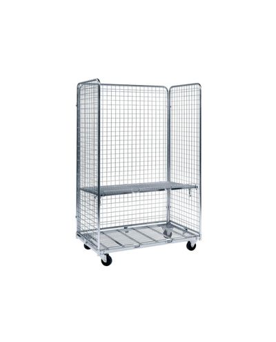 Large cage trunk with three walls