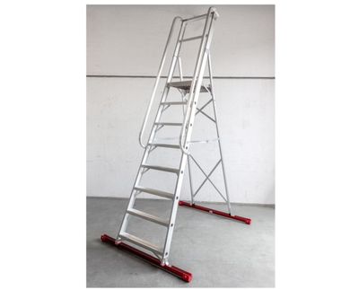 Industrial ladder 4T-108 P, height 2000mm Industrial ladder 4T-108 P, height 2000mm