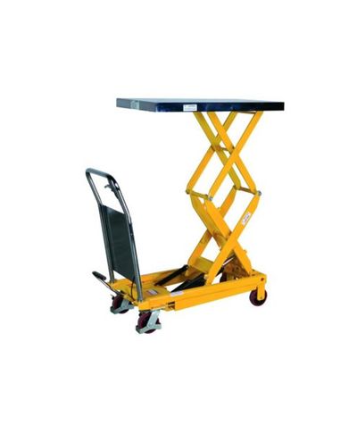 Lifting table with foot pump 350 kg, Double scissors