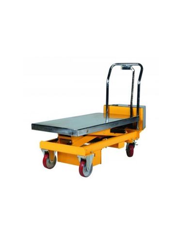 Battery powered lifting table 500 kg, platform dimensions 1010 x 520 mm