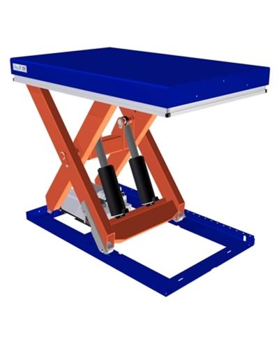 Single axle T-series lift table 3000 kg platform size 1300 x 800 mm Single axle T-series lift table 3000 kg platform size 1300 x 800 mm