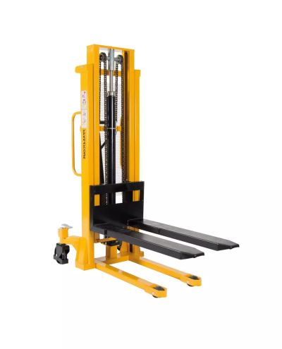 Stacking truck EB-1025 with foot pump, lifting height 2500 mm Stacking truck EB-1025 with foot pump, lifting height 2500 mm