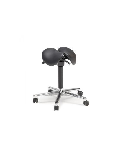 Two-piece saddle chair 580 - 750 mm without backrest