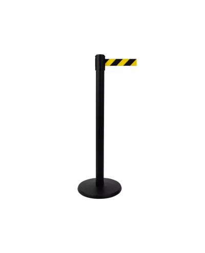 Boundary pole Tensapole 3,5m, yellow/black