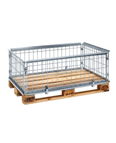 Pallet cages for EUR pallets 1220x820x420mm Pallet cages for EUR pallets 1220x820x420mm