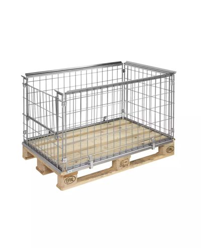 Pallet cages for EUR pallets 1220x820x640mm, 800 kg Pallet cages for EUR pallets 1220x820x640mm, 800 kg