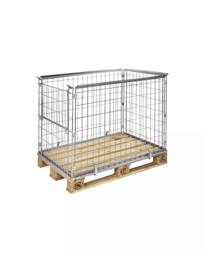 Pallet cages for EUR pallets 1220x820x870mm, 800 kg Pallet cages for EUR pallets 1220x820x870mm, 800 kg