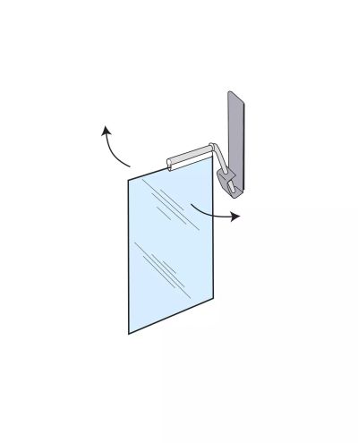 Pillar paste A5 vertical, pendulum-shaped, magnet Pillar paste A5 vertical, pendulum-shaped, magnet