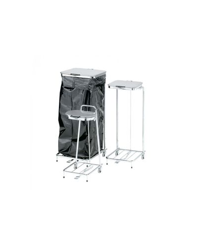 Sack racks with steel lid 340 x 320 x 870 mm 75 L Sack racks with steel lid 340 x 320 x 870 mm 75 L