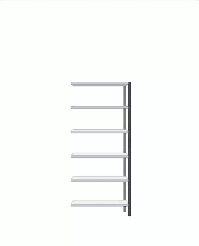 Small shelf extension 300x900x2020mm Small shelf extension 300x900x2020mm