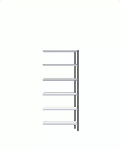 Small shelf extension 400x900x2020mm Small shelf extension 400x900x2020mm
