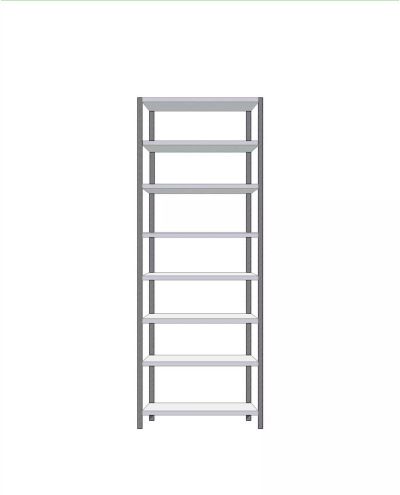 Small storage shelf basic 500x900x2480mm Small storage shelf basic 500x900x2480mm