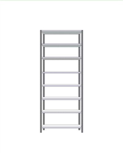 Small storage shelf basic 300x1000x2480mm Small storage shelf basic 300x1000x2480mm
