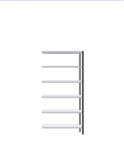 Small shelf extension 300x1000x2020mm Small shelf extension 300x1000x2020mm