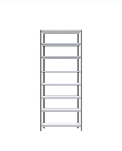 Small storage shelf 400x1000x2480mm Small storage shelf 400x1000x2480mm
