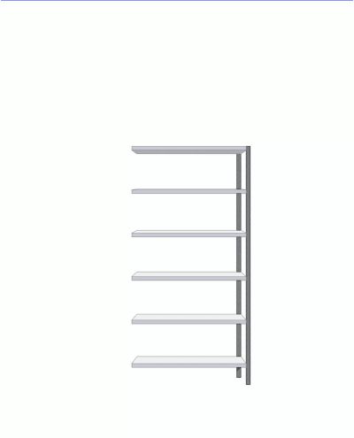 Small shelf extension 400x1000x2020mm Small shelf extension 400x1000x2020mm