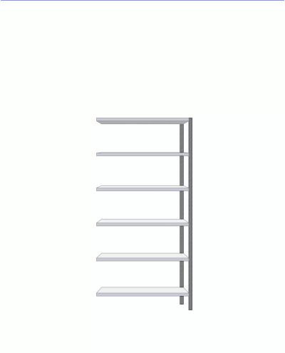 Small shelf extension 500x1000x2020mm Small shelf extension 500x1000x2020mm