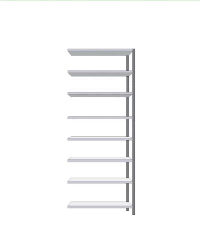 Small shelf extension 500x1000x2480mm Small shelf extension 500x1000x2480mm