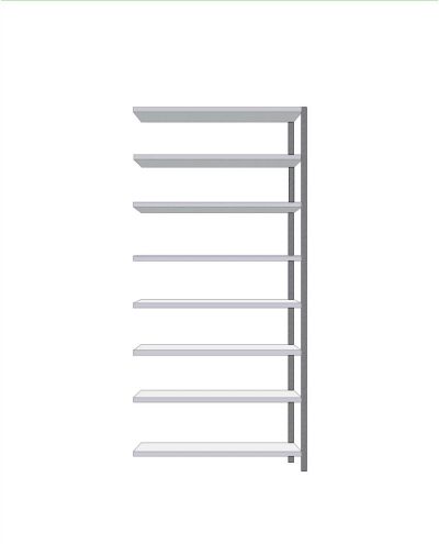 Small storage shelf extension 500x1280x2480mm Small storage shelf extension 500x1280x2480mm