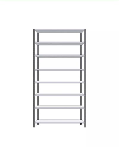 Small storage shelves basic section 600x1280x2480mm Small storage shelves basic section 600x1280x2480mm