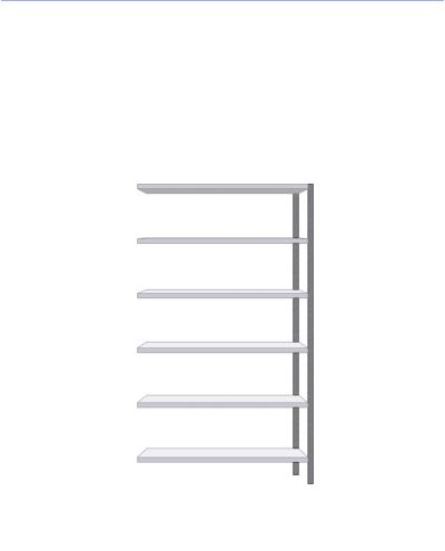 Small storage shelf extension 600x1280x2020mm Small storage shelf extension 600x1280x2020mm