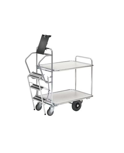 2- and 3-level collector trolleys with ladder, 200 series 