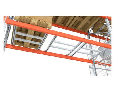 Tunnel guard for pallet rack