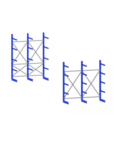 Outdoor shelf K40, 1-sided, 3-column