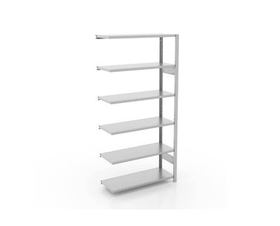 HI280 Small storage shelf extension 400x1000x2500 mm, S-level