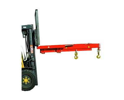 Lifting boom for forklift trucks