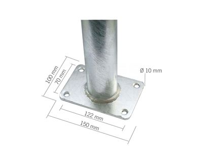 Bollard fixing bolts 4 pcs Bollard fixing bolts 4 pcs