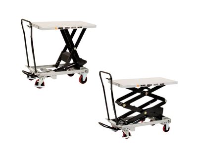 Silverstone lifting tables with foot pump