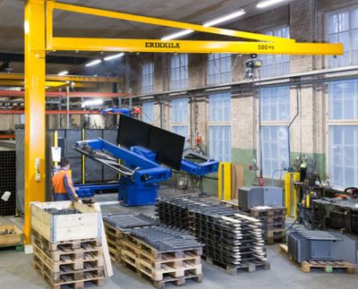 Kito Erikkila Revolving beam crane for working space