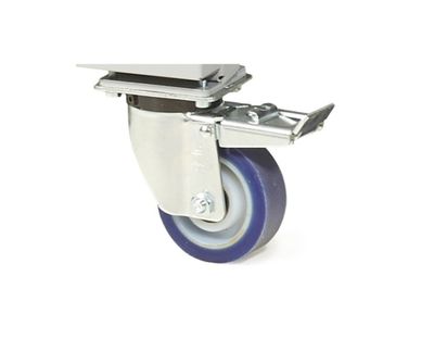 Swivel wheel with brake Ø100 Swivel wheel with brake Ø100