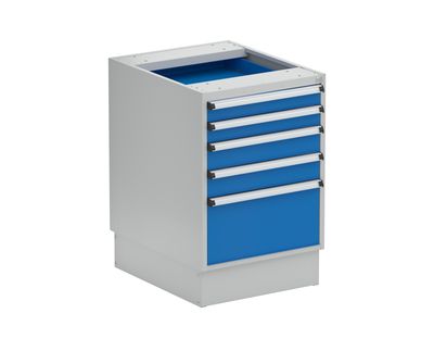 Drawer 53/66-1 with plinth, 2x75 2x100 1x250 Drawer 53/66-1 with plinth, 2x75 2x100 1x250