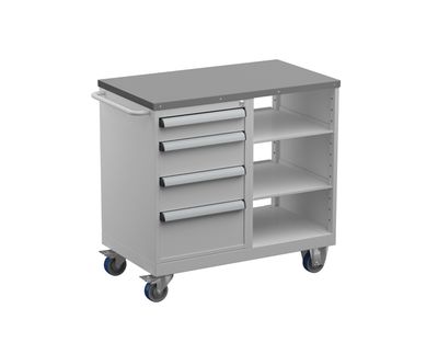 Tool trolley with steel platform 300kg