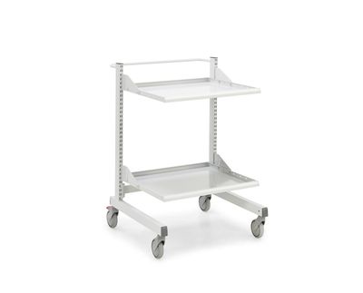 Shelving trolley, 2 shelf levels Shelving trolley, 2 shelf levels